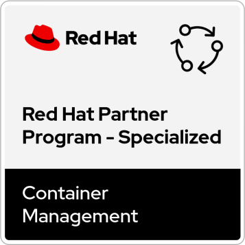 Red Hat Partner Program Specialized, Container Management 배지
